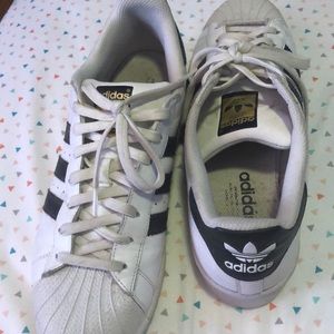 Adidas Shelltop Superstars Size 9.5 Men